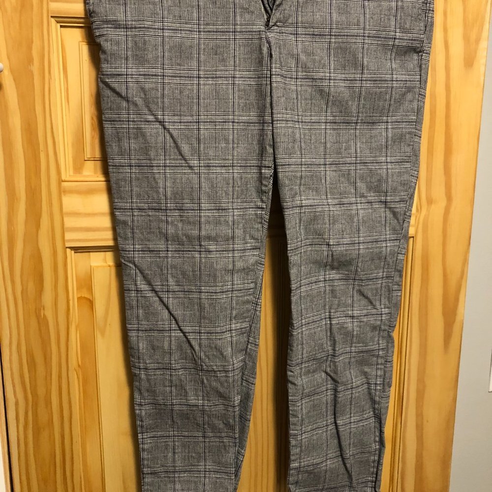 Ben Sherman Gray Plaid Pants (36W 32L)